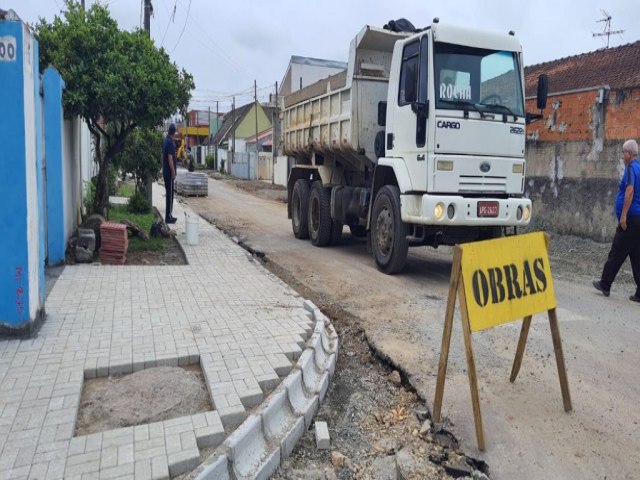 Ruas do In recebem obras de pavimentao e infraestrutura urbana