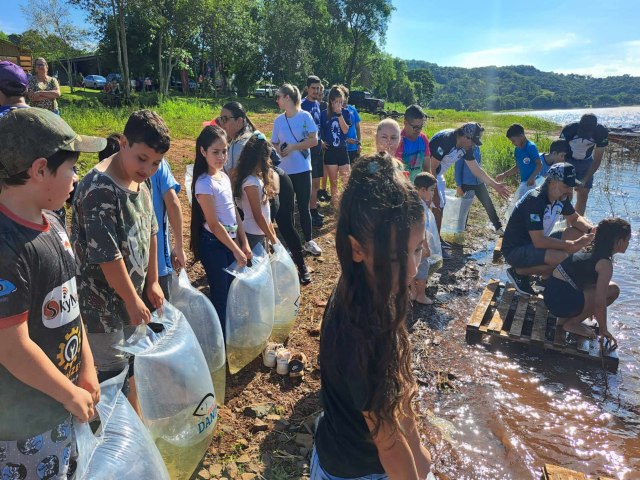 Dia do Iguau: Estado vai soltar 1,3 milho de peixes nativos no rio que corta o Paran