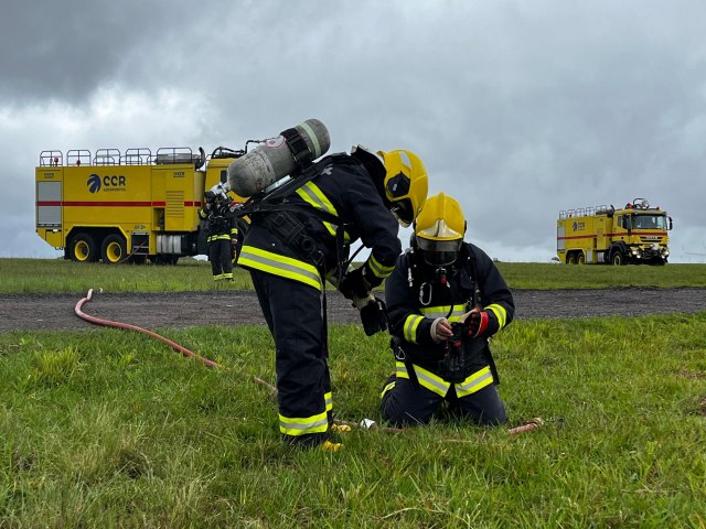 Aeroporto Internacional Afonso Pena realiza treinamento para emergncias 