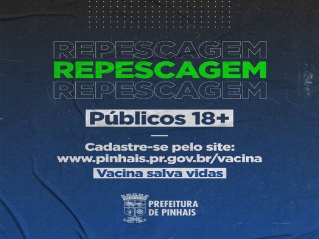 Secretaria de Sade realiza repescagem para o pblico de 18 anos ou mais