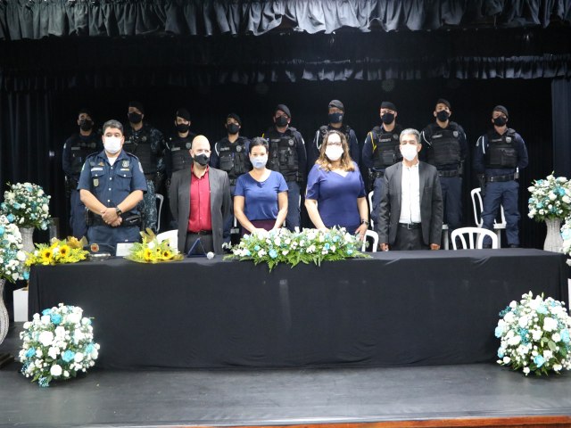 Formatura da 1 Turma de Agentes de Trnsito da Guarda Municipal de Pinhais