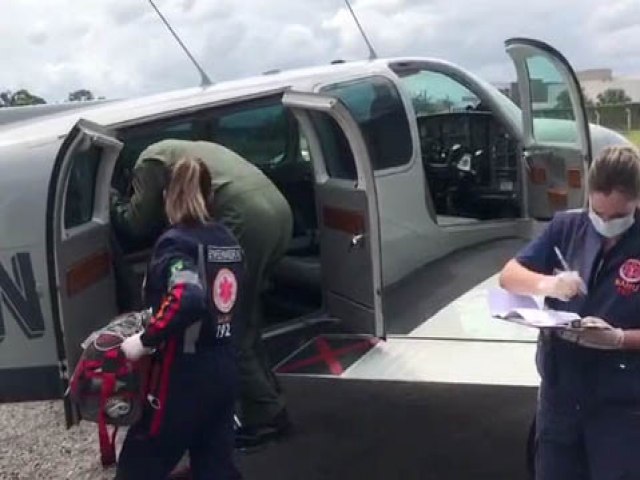 Em 25 minutos, BPMOA leva vtima de infarto do litoral  Curitiba para atendimento mdico