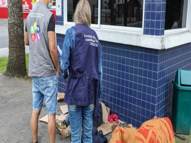 Secretaria de Assistncia Social presta servio especializado  populao em situao de rua