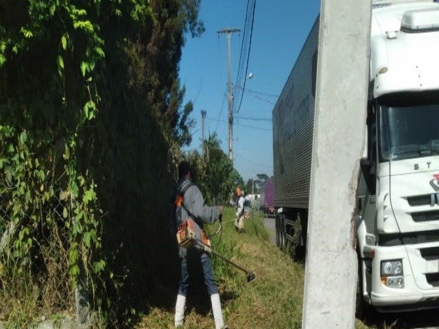 Projeto de Ao Comunitria refora a manuteno de locais pblicos em Pinhais