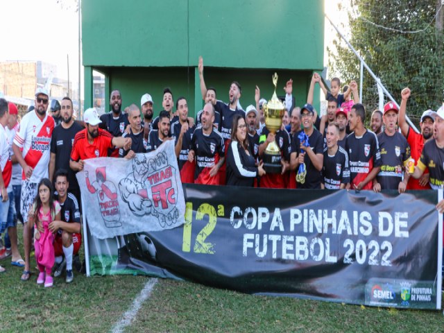 II Copa Pinhais de Futebol chega ao fim com os campees das Sries Prata e Ouro