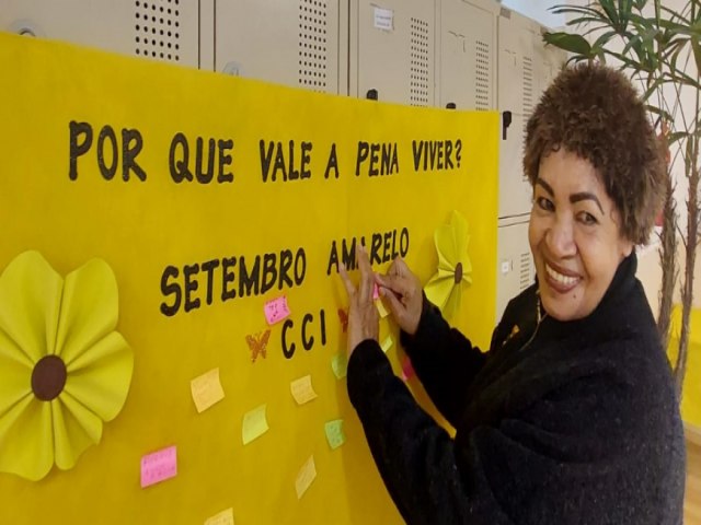 Assistncia Social de Pinhais realiza srie de atividades durante o Setembro Amarelo