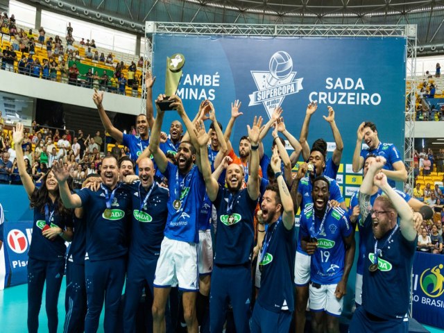 Cruzeiro derrota Minas para conquistar Supercopa de vlei masculino