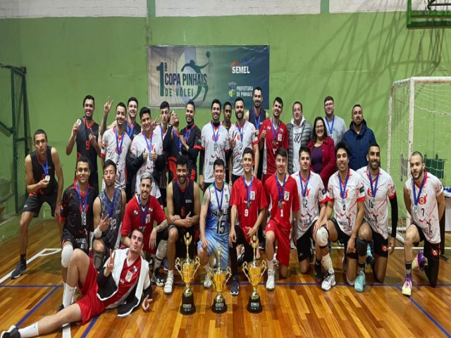 Rede Esportes  o campeo da 1 Copa Pinhais de Vlei Masculino