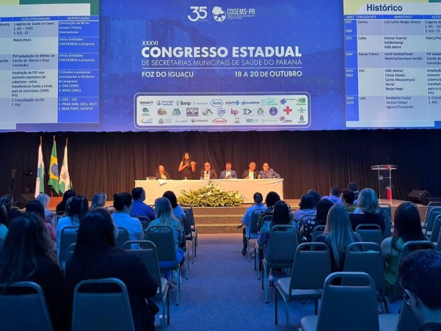  Pinhais apresenta experincias de sucesso no 36 Congresso Estadual de Secretarias de Sade