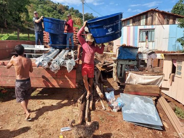 Projeto Caixa Dgua Boa vai atender mais 2 mil famlias em 100 municpios paranaenses