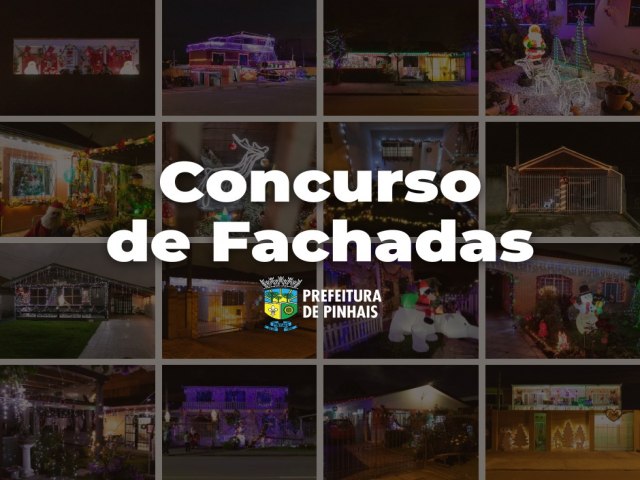 Concurso de Fachadas: Vote para escolher a melhor decorao natalina de Pinhais