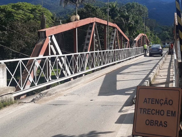 Bloqueios para obra na ponte de Porto de Cima, em Morretes, so adiados devido s chuvas