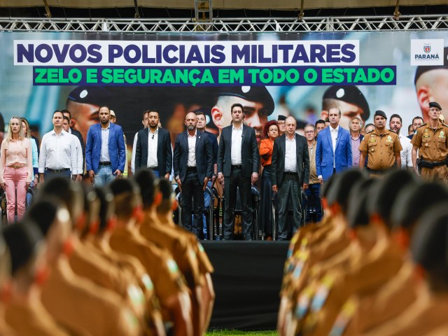 Polcia Militar do Paran forma 387 novos soldados para reforo da segurana na regio Noroeste