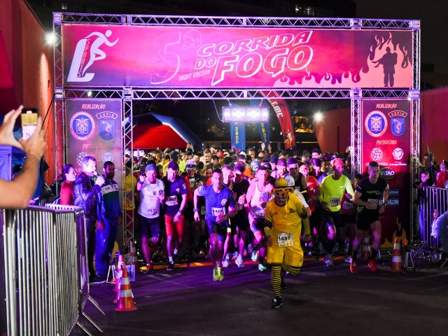 Desafio, solidariedade e confraternizao marcam a 5 Corrida do Fogo