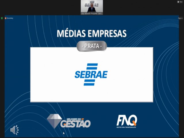  Prata: Sebrae/PR  destaque nacional no Melhores em Gesto