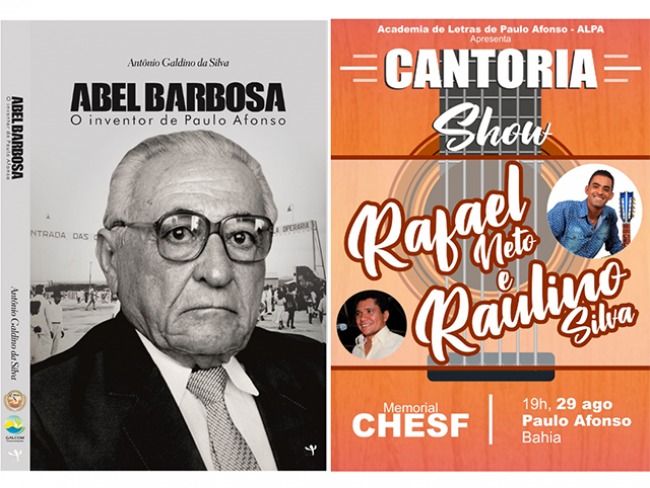 ALPA realiza Noite de Autógrafos do Livro de Abel Barbosa, Palestra e Cantoria de Viola no Memorial Chesf Paulo Afonso 