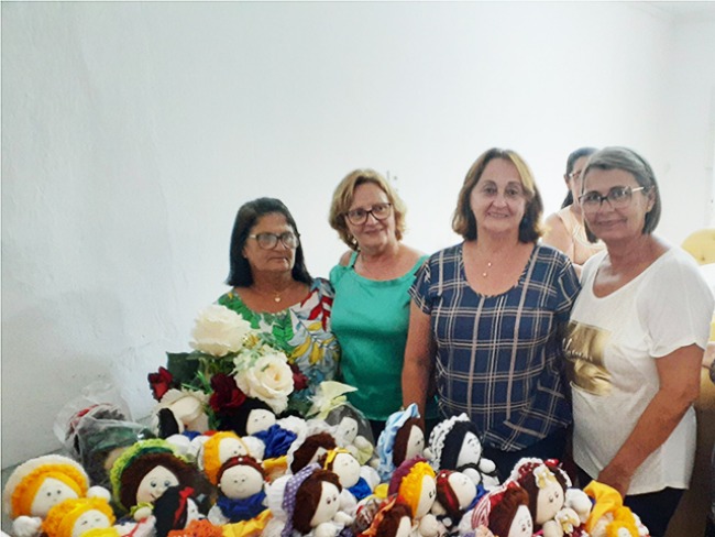 Mulheres do povoado Riacho concluem oficina gratuita de boneca de fuxico