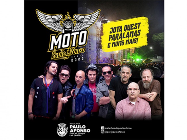 Jota Quest e Paralamas fazem parte do Moto Paulo Afonso 2020