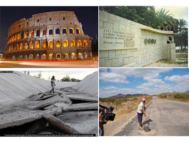 A durabilidade das construções romanas e as obras das nossas empreiteiras