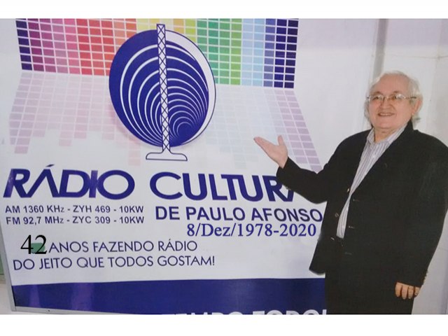 8 de Dezembro. Há 42 anos nascia a Rádio Cultura de Paulo Afonso