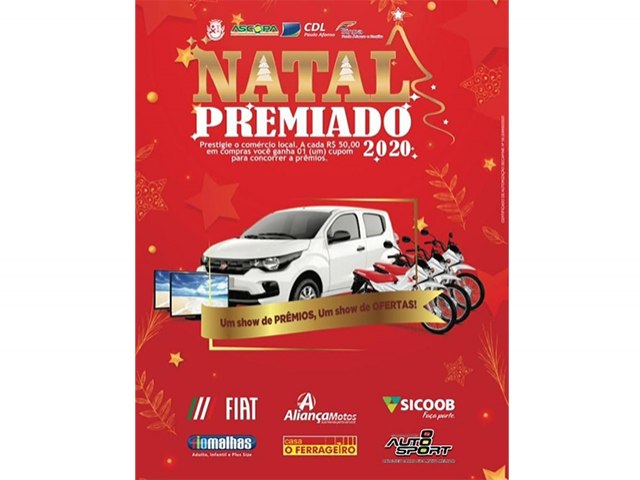 Com realização da Prefeitura, Natal Premiado oferta sorteio de um veículo e três motos