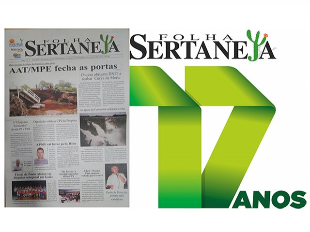 Jornal Folha Sertaneja – 17 anos de caminhada