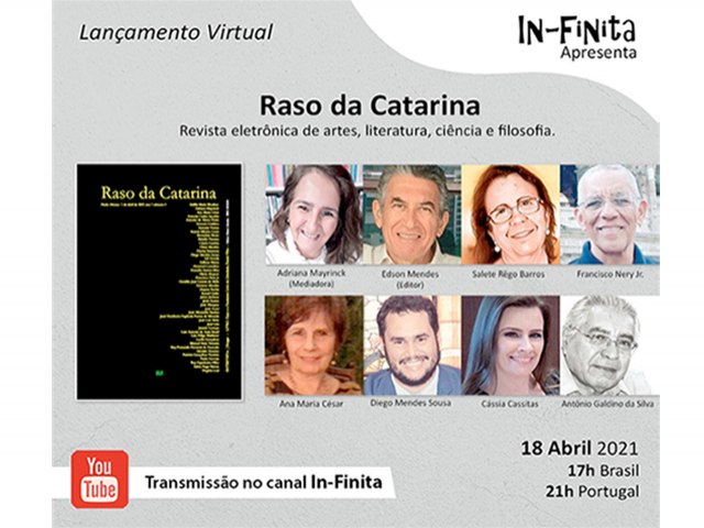 Membros da Academia de Letras de Paulo Afonso participam de LIVE de lançamento da revista eletrônica Raso da Catarina