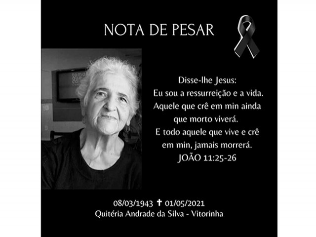 O município de Paulo Afonso está de luto. Morreu Vitorinha!