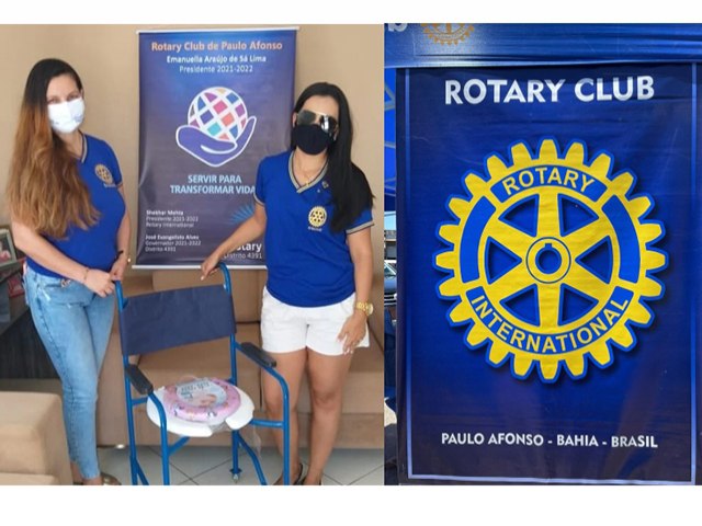 O Rotary Club de Paulo Afonso realiza ações no município e precisa do apoio de todos