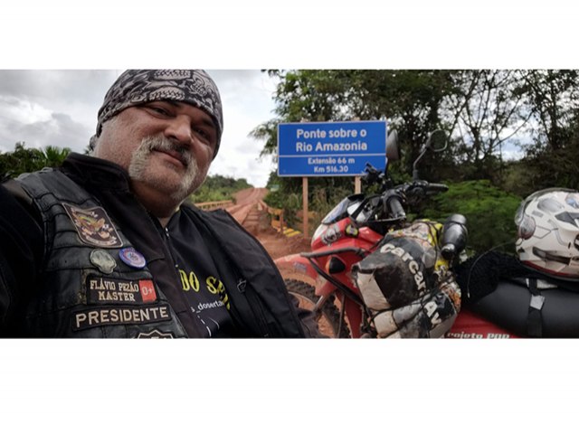 Flávio Pezão, de POP na Transamazônica, chega a Humaitá/AM. “Faltam só 200 quilômetros – De Humaitá a Lábrea/AM”