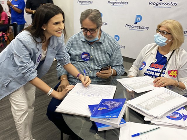 Pauloafonsina Luíza de Deus participa da convenção do PP e dá a largada como candidata a Deputada Estadual