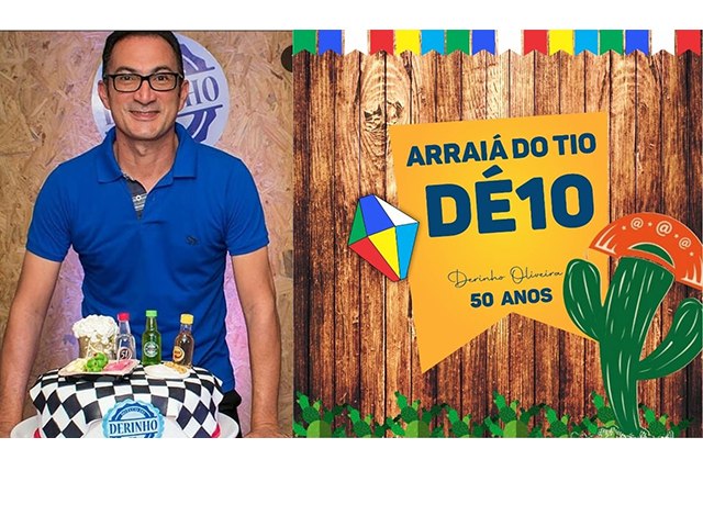 Derinho Oliveira chega aos 50 anos, celebrando a Vida! 