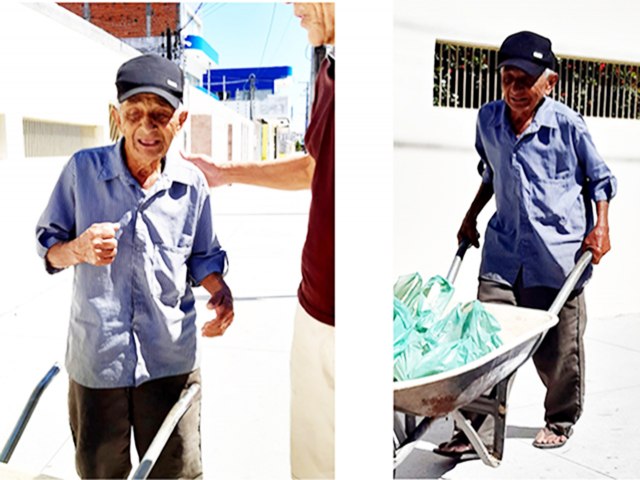 Um velhinho trabalhador - Oitenta e oito anos de trabalho e resistncia