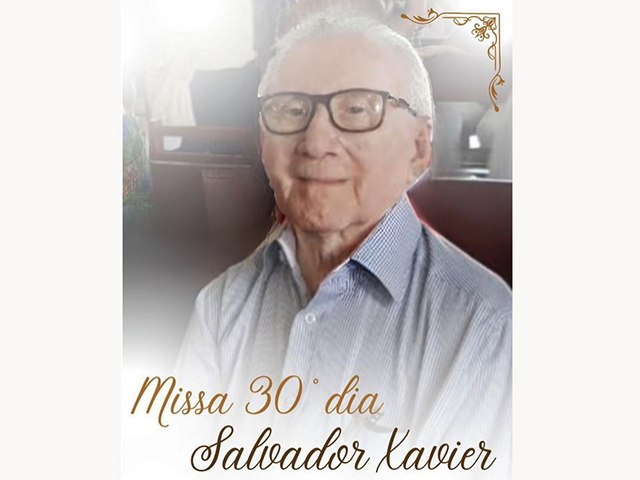 Missa de 30 dia do falecimento de Salvador Xavier  empresrio pioneiro de Paulo Afonso