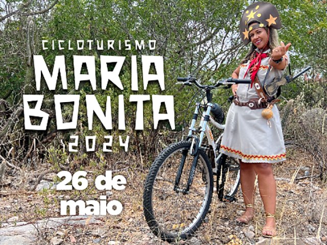 Cicloturismo Maria Bonita ser neste domingo (26) e prev cerca de 700 participantes - Concentrao no Monumento o Touro e a Sucuri 