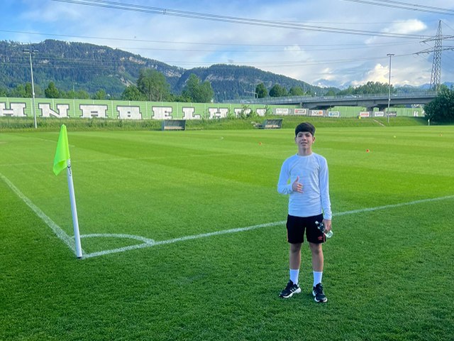 Caio Leandro, pauloafonsino de 14 anos, sonha ser jogador de futebol na Europa