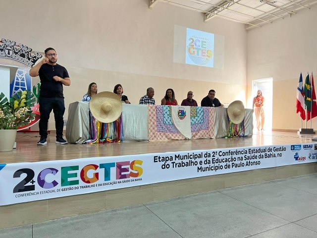 2 Conferncia Estadual de Gesto do Trabalho da Educao na Sade da Bahia discute propostas para as Conferncias Estadual e Nacional