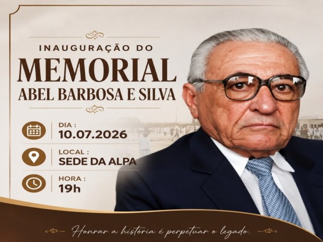 Paulo Afonso inaugura hoje o Memorial Abel Barbosa
