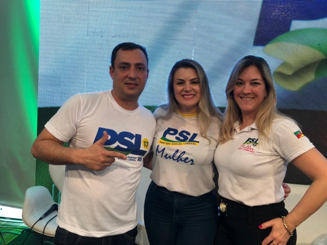 Mais líderes do PSL que participaram do encontro estadual da sigla