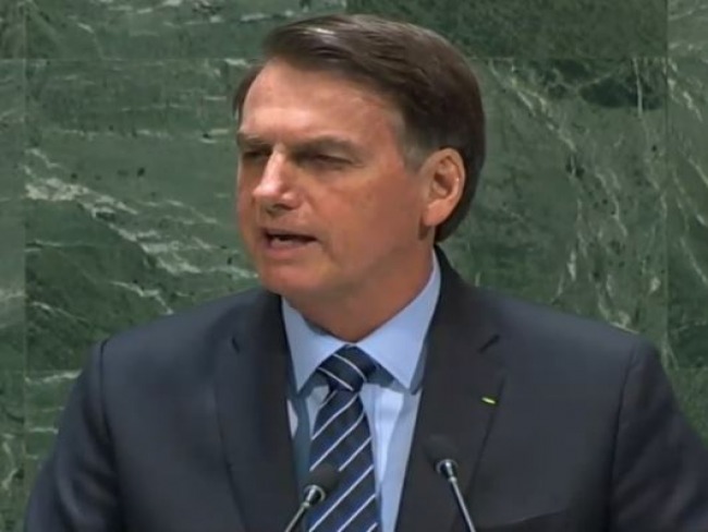 Bolsonaro fez a abertura da Assembleia Geral da ONU
