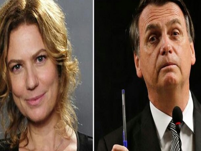 Patrcia Pilar falou que Bolsonaro se recusou acompanhar a esposa em cirurgia