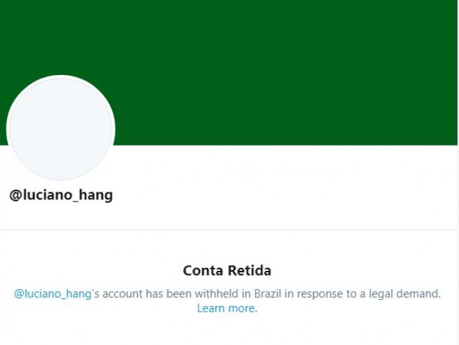 STF manda twitter reter conta de Luciano Hang e outros Bolsonaristas 