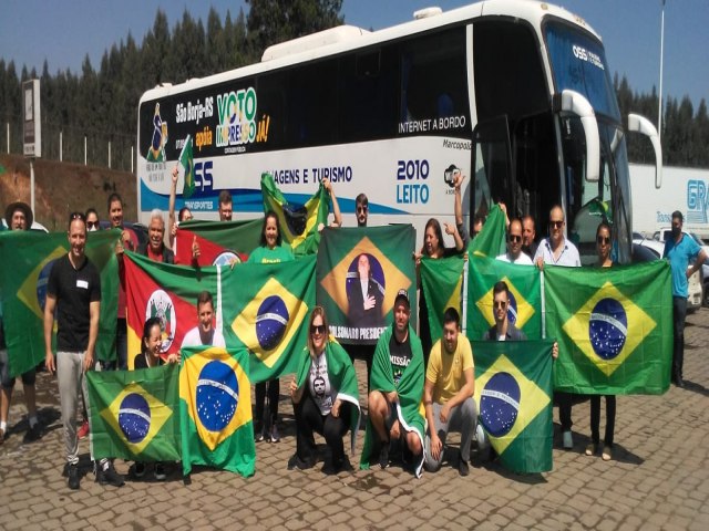 Patriotas missioneiros viajam à Brasília para apoiar Bolsonaro