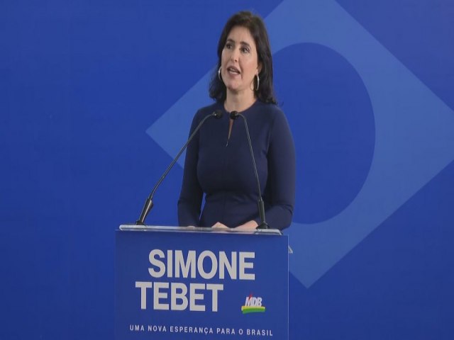 Perdeu a noção do ridículo:Tebet é lançada pré-candidata à Presidência da República