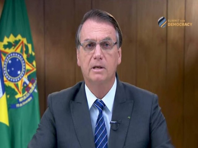 Em discurso na Cúpula pela Democracia Bolsonaro defende direitos humanos e combate à corrupção