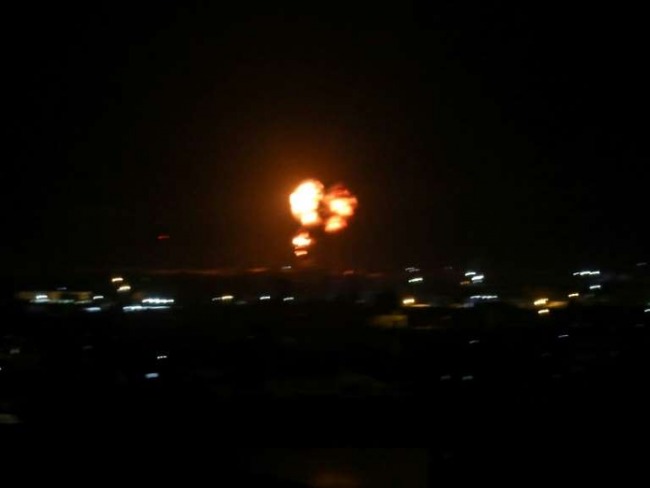 NOVOS BOMBARDEIOS DE ISRAEL EM GAZA EM REPRESLIA A BALES INCENDIRIOS