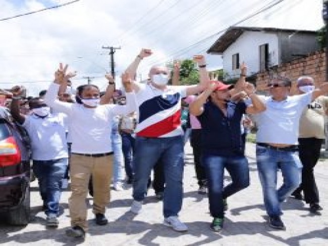 FBIO HENRIQUE INICIA A CAMPANHA NO PARQUE DOS FARIS EM SOCORRO