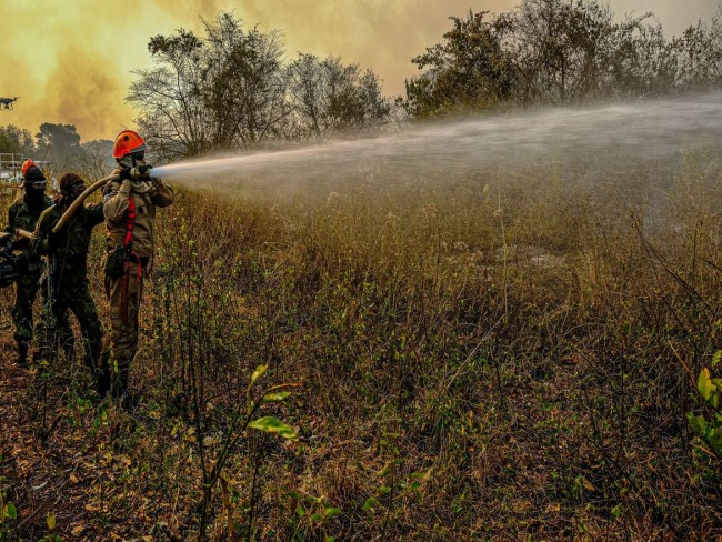 GOVERNO MANDA 71 SOLDADOS PARA REFORAR COMBATE A FOGO NO PANTANAL