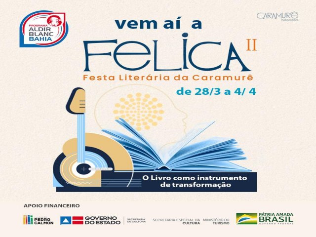 EMICIDA, LARISSA LUZ, TOM Z, CARLINHOS BROWN, TARGINO GONDIM E MARIENE DE CASTRO PARTICIPAM DE FESTAS LITERRIAS