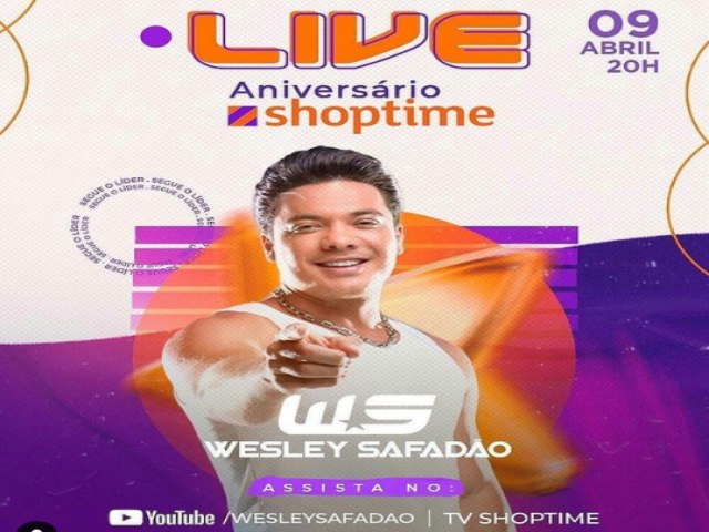 LIVE  WESLEY SAFADO  ANIVERSRIO DA SHOPTIME